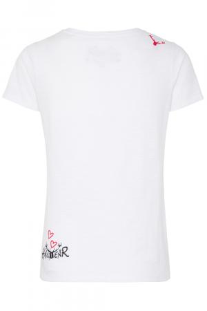 Hangowear Damen Trachten Shirt Iduna Weiss Liabes Rehlein