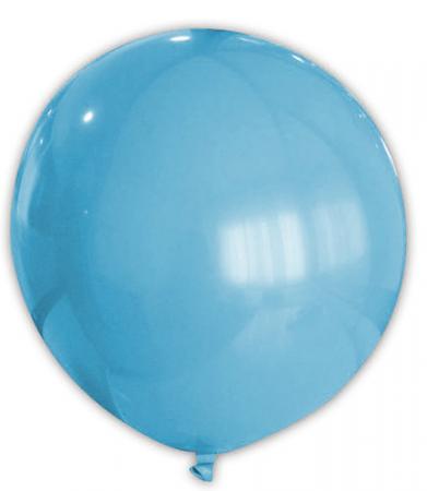 RIESEN XXL LUFTBALLON HELLBLAU 80 CM