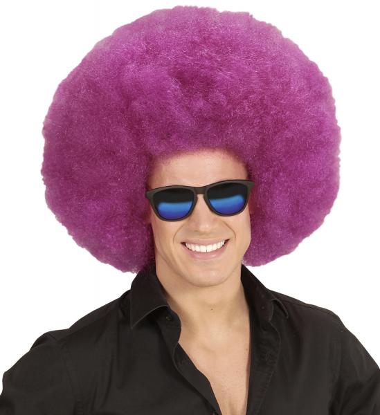 Violette Riesen Afro Perücke