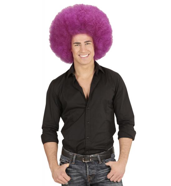 Violette Riesen Afro Perücke