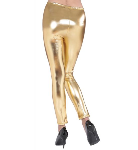 Goldene Leggings