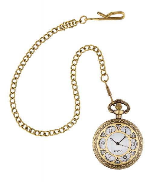 Mechanische Taschenuhr mit Kette