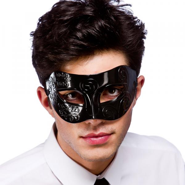 Römer Augen Maske in Schwarz