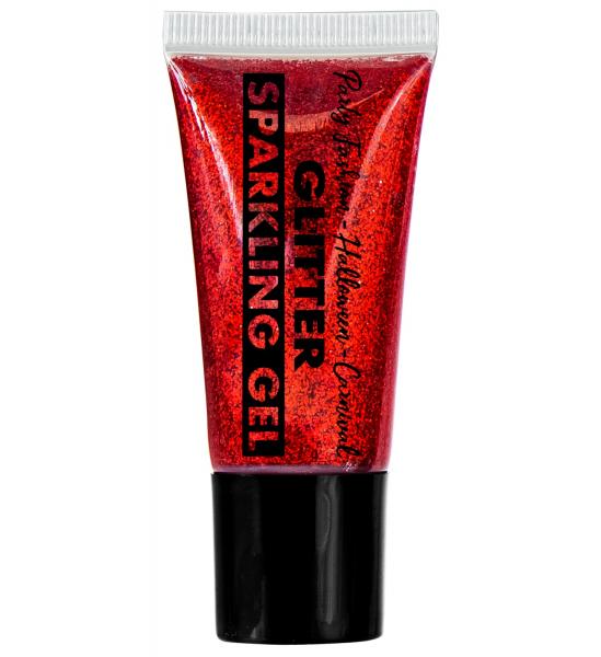 Glittergel Rot in Tube 25ml