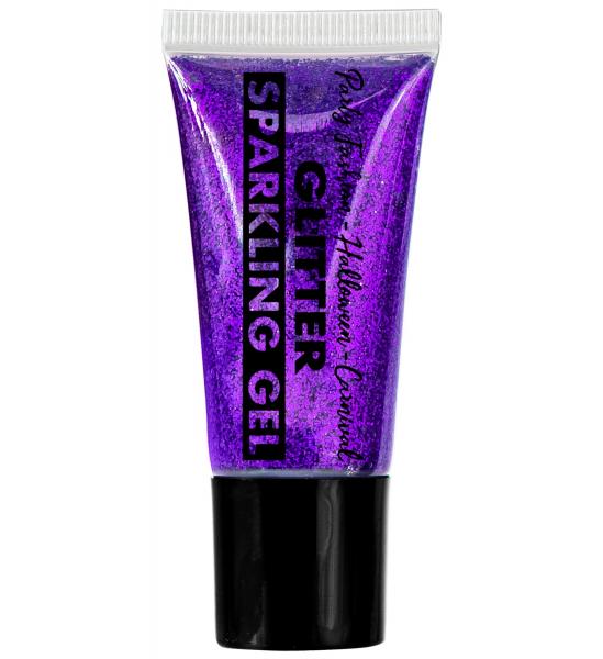 Glittergel Violett in Tube 25ml