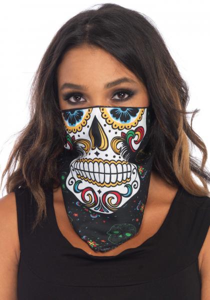 Sugar Skull Bandana Maske Sugar