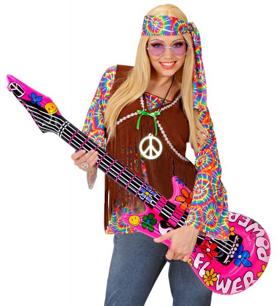 aufblasbare Hippie Gitarre 105 cm