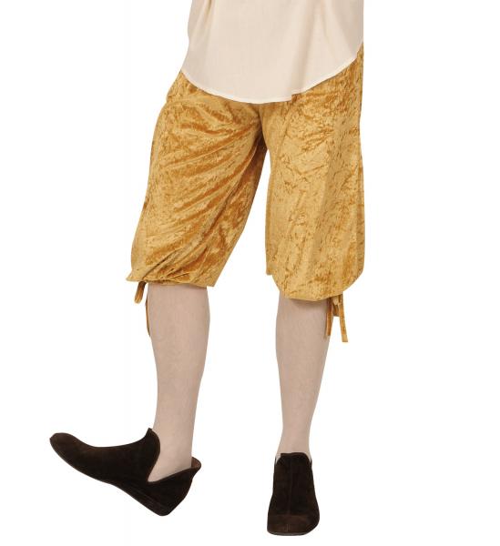 Kniebundhose in Beige aus Samt Grösse M/L