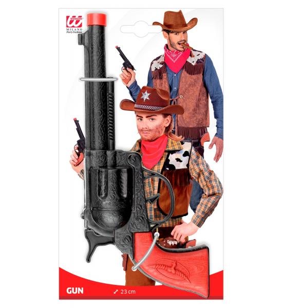 Cowboy Revolver Pistole Schwarz