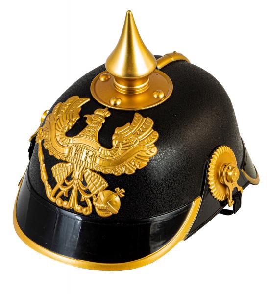 Pickelhaube Helm aus Hartplastik