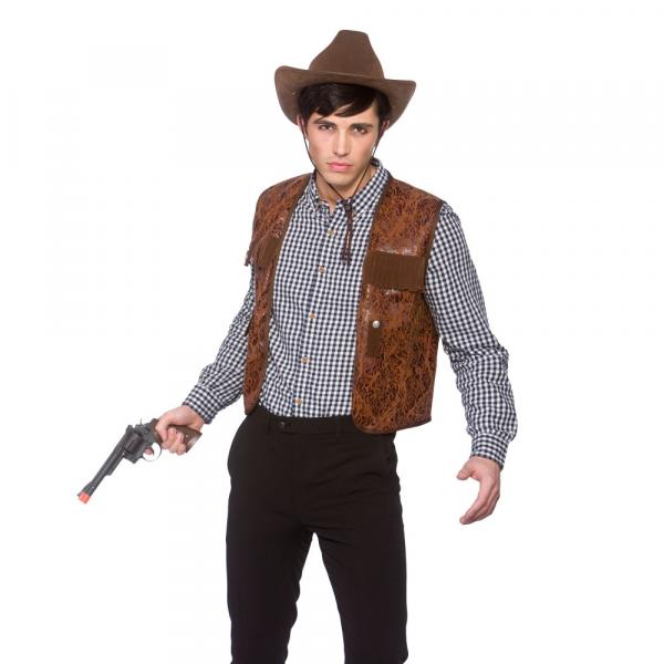 Cowboy Weste mit Fransen Grösse M/L