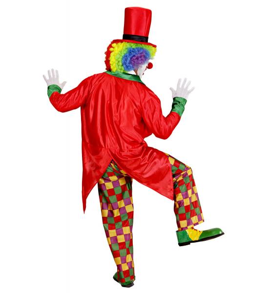 Super Clown mit Frack, Weste, Fliege, Hose, Hut