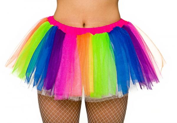 kurzes Regenbogen Tutu Petticoat