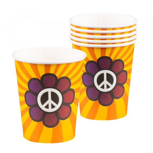 Satz 6 Becher Hippie 250ml