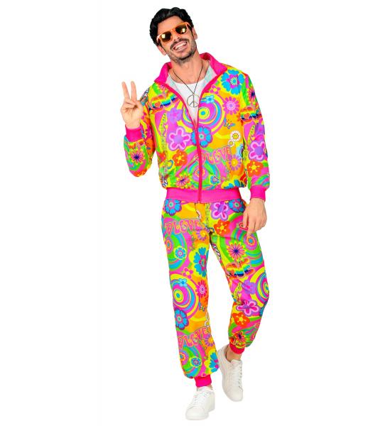 80er Neon Groovy Love Party Trainingsanzug Unisex