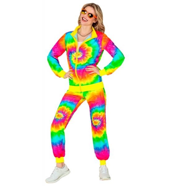 Jogginganzug Psychedelic Neon Unisex mit Hose und Jacke