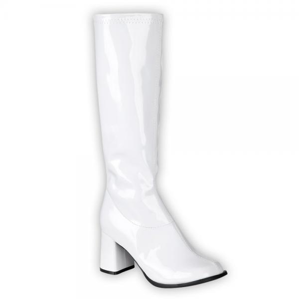 Hippie Damen Stiefel Weiss