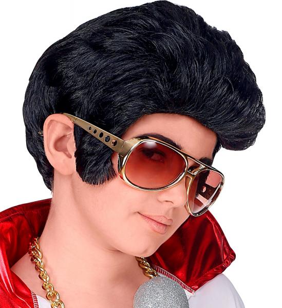 Elvis King of Rock Perücke für Kinder