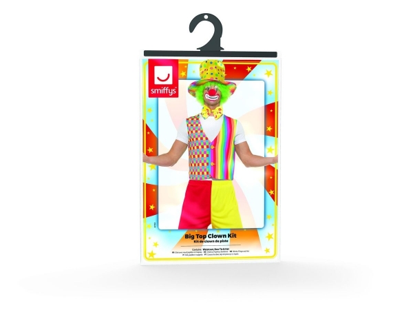 Clown Set mit Weste, Hut & Fliege