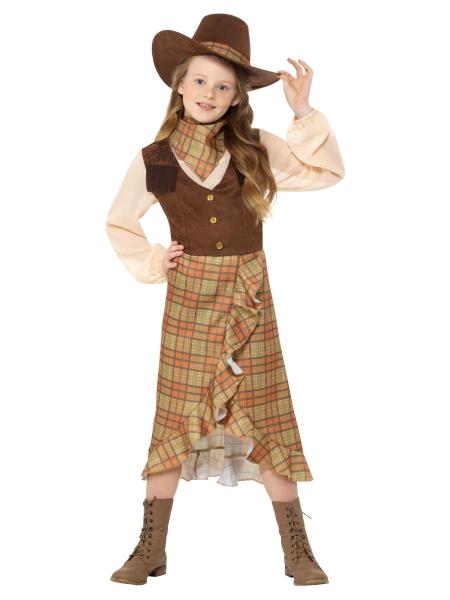 Cowgirl Westernkleid Mädchen Kinderkostüm