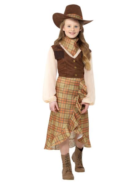 Cowgirl Westernkleid Mädchen Kinderkostüm