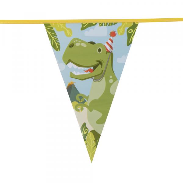 Wimpelkette Dino Party 30x20cm 6m