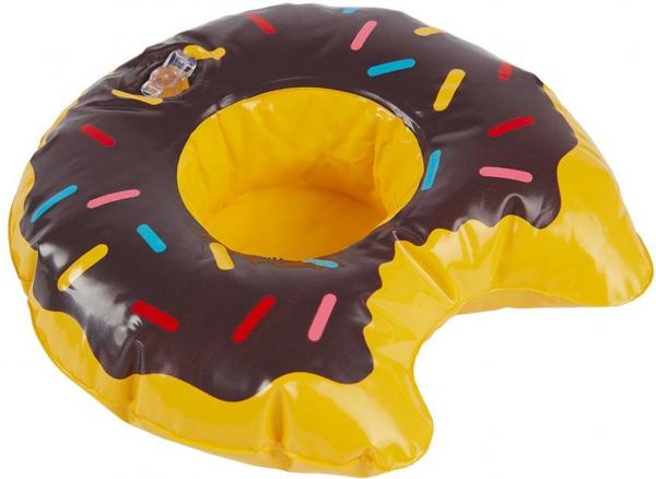 Aufblasbarer Donut Getränkehalter 3 Stück 20cm