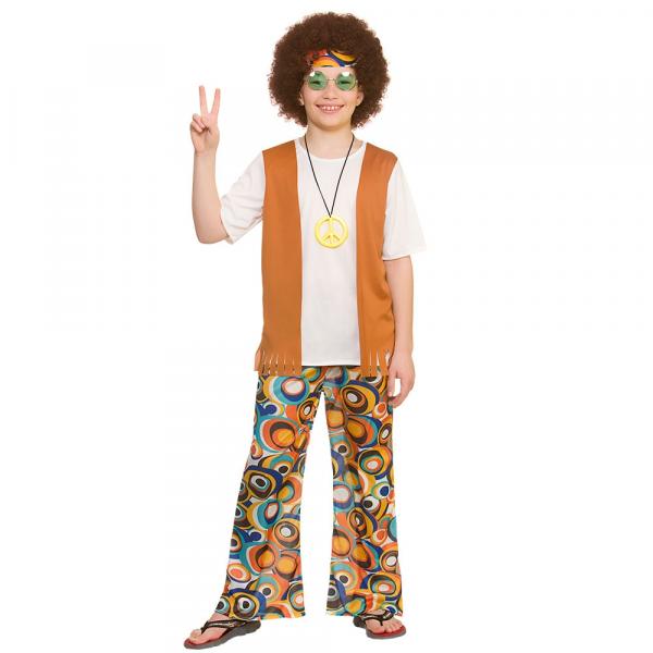 Cooler Hippie Jungen Kinderkostüm