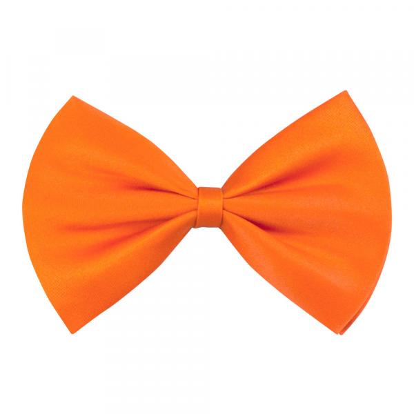 Fliege aus Satin Stoff in Orange