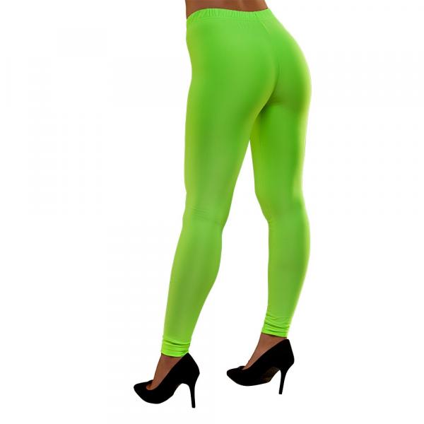 80er Jahre Leggings Neon Grün