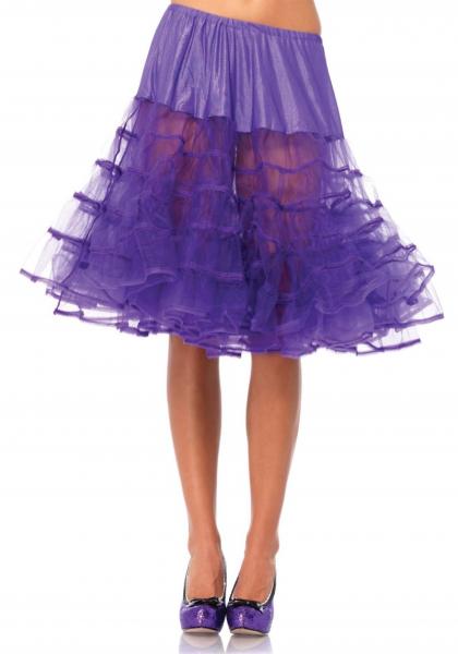 Langer Petticoat mit Seidenborte in Lila l Leg Avenue 83043