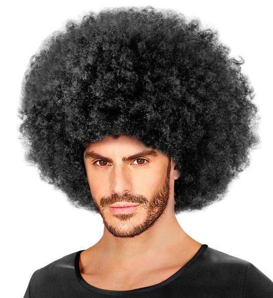 Violette Riesen Afro PerückeMaxi Afro Perücke Jimmy Schwarz