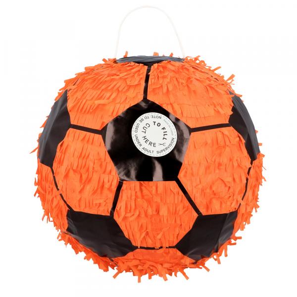 Fussball Orange Pinata 30x30cm