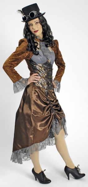 Steampunk Miss Eliza Kostüm für Damen