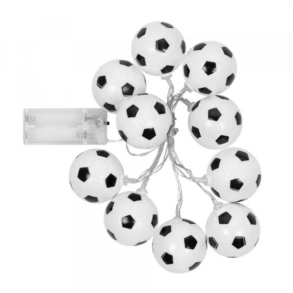 LED Lichterkette Fussball Weiss 140cm