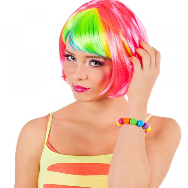 Neon Perlen Armband Rave