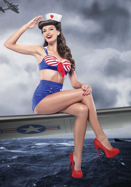 Leg Avenue 85189 Damen Kostüm Pin Up Matrosin