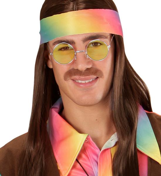 Hippie Brille mit gelben Gläsern