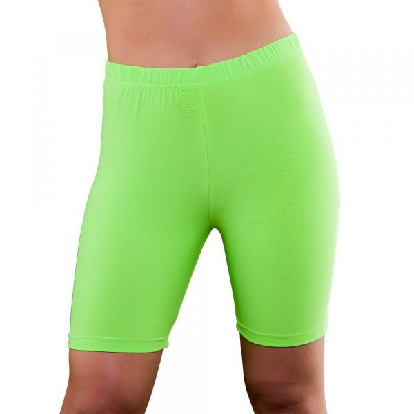 80er Jahre Radlerhose Neon Grün