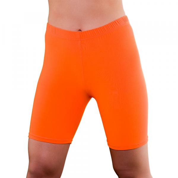 80er Jahre Radlerhose Neon Orange