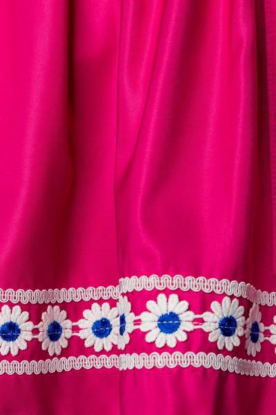 Dirndline Traditionelles Karodirndl Pink/Blau/Weiss