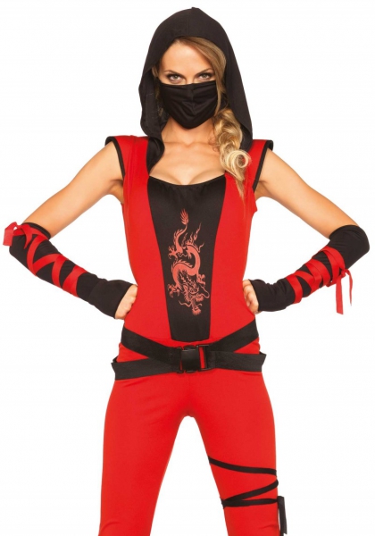 Sexy Ninja Schattenkrieger Kostüm l Leg Avenue 85384