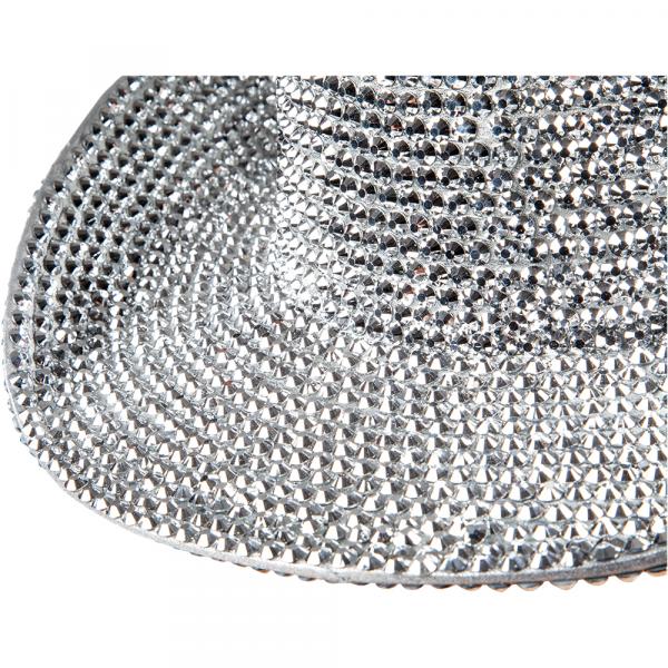 Super Deluxe Cowgirl hut mit Strass besetzt Silber