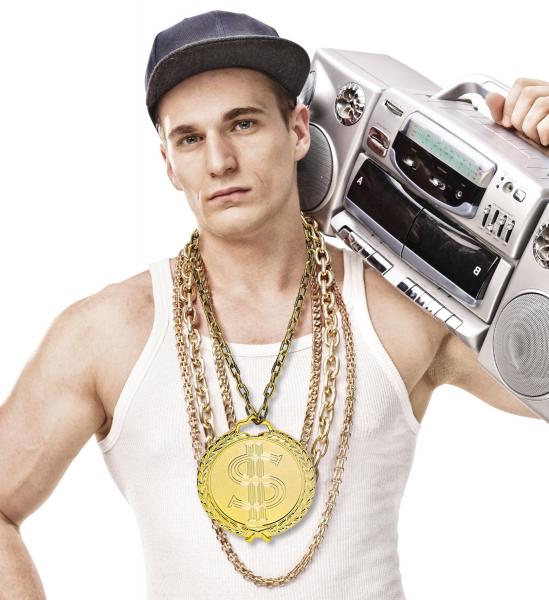 Riesen Dollar Hip Hop Kette 58cm