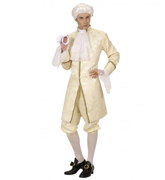 Casanova Kostüm mit Jacke, Hose, Jabot, Schuhschnallen