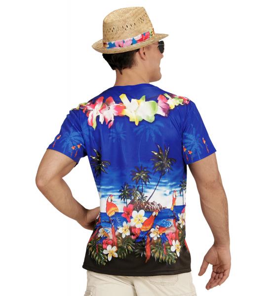 Hawai Hemd mit Fotosublimation Papagei