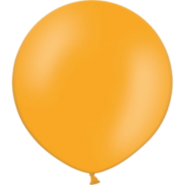 RIESEN PARTY DEKORATION XXL LUFTBALLON ORANGE 80 CM