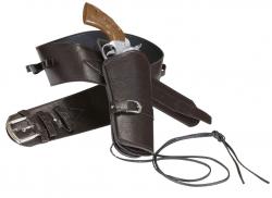 Revolver Holster aus Kunstleder 1-fach ohne Pistole