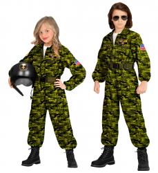 Kampfjetpilot Overall Kinder