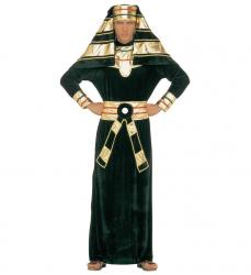 Antikes Pharao Kostüm Tunika mit Halsband, Gürtel, Kopfbedeckung
